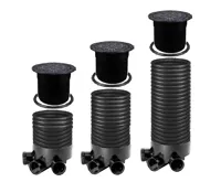 OSMA kanalizační šachta 315x3000 mm vícevtoková KG 160 poklop teleskopický plný - 40t