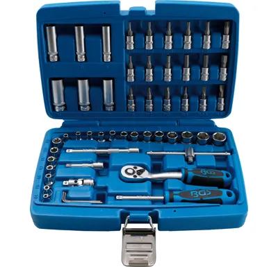 BGS Gola sada 1/4" 4,0-13,0 mm, 52 dílů