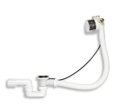 NOVASERVIS Automatická vanová výpusť s napouštěním chrom - 488,0