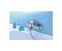 AQUALINE FACTOR nástěnná vanová baterie, chrom (1)