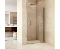 Sprchové dveře pivotové, Mistica, 80 cm, chrom ALU, sklo Čiré