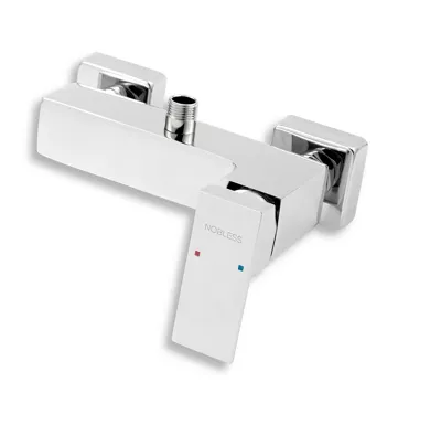 NOVASERVIS Sprchová baterie bez příslušenství 150 mm EDGE chrom - 36062/1,0