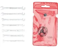 BGS Sada oboustranných plochých klíčů, mini provedení, 3 - 5,5 mm, 7dílná (1)