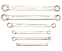 BGS Klíče oboustranné očkové,  E6xE8 - E20xE24, 6dílná. (1)