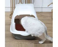 ProPet Toaleta pro kočky krytá s filtrem a dvířky 50 x 37 x 34 cm CAT101 (1)