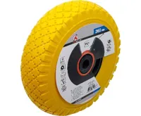 BGS Kolo pro skladištní/ruční vozík, PU, žluté/černé, 260 mm (2)