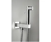 SAPHO Nástěnný ventil s ruční bidetovou sprškou a bezpečnostní pojistkou,hranatý,chrom (6)