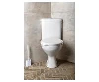 AQUALINE CLIFTON rohové WC kombi, dvojtlačítko 3/6l, zadní odpad, bílá (1)