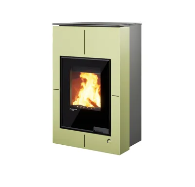 HS Flamingo Krbová kamna AQUAFLAM VARIO ® SAPORO 11/7kW olivová