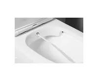 SAPHO PACO CLEANWASH WC kombi, integrovaná baterie a bidet. sprška, spodní/zadní odpad, bílá (1)