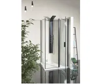 POLYSAN ZOOM BLACK obdélníkový sprchový kout 1400x1000mm L/P varianta (5)