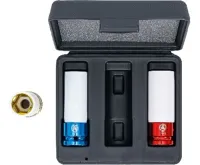 BGS Hlavice nástrčné,  12,5 mm (1/2"), 17 / 19 / 21 mm, 3dílná sada (3)