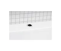 SAPHO Sprchová průchodka na okraj vany včetně hadice  F1/2"-M3/8", kulatá, chrom (1)