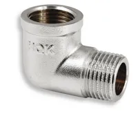 NOVASERVIS Koleno chromované ŠM 1/2&quot; - FT223/15