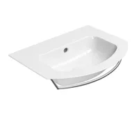 GSI PURA keramické umyvadlo Slim oblé 62x48cm, bez otvoru, bílá ExtraGlaze (3)