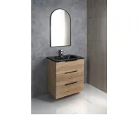 SAPHO AROWANA zrcadlo v rámu 55x95cm, černá mat (3)