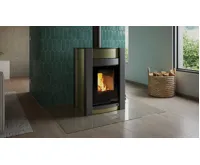HS Flamingo Krbová kamna AQUAFLAM VARIO ® KALMAR 11/5kW olivová (23)