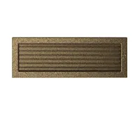 HS Flamingo Krbová mřížka 17x49 BASIC staré zlato s žaluzií HS Flamingo Krbová mřížka 17x49 BASIC staré zlato s žaluzií