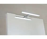 Světlo GEMMA 280, LED, IP44, 1x6W, 840 Im, 280x112x14 mm, k montáži na sklo, desku i zrcadlovou skříňku 47J7300200001 Creme bílá