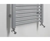 AQUALINE DIRECT otopné těleso s bočním připojením 450x1322 mm, stříbrná strukturální (6)