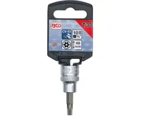 BGS Hlavice zástrčná 3/8" pro T-profil T30, s vrtáním (1)