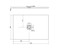 POLYSAN FLEXIA vanička z litého mramoru s možností úpravy rozměru, 130x90cm, bílá mat (5)