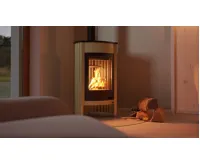 HS Flamingo Krbová kamna MASTERFLAMME ® Medie I, olivová (26)