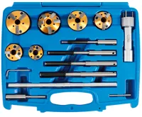 BGS Frézy na sedla ventilů, sada 14 dílů v dřevěné kazetě