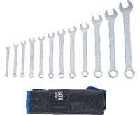 BGS Klíče očkoploché 6 - 22 mm 15° vyhnuté,12 dílů, Chrom Vanadium (3)