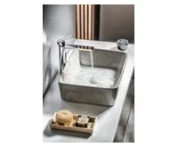 SAPHO DALMA keramické umyvadlo na desku, 48x38 cm, grigio (1)