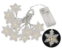 Platinium Světelný LED řetěz 10 diod, kovové vločky, 1,6 m, teplá bílá Platinium Světelný LED řetěz 10 diod, kovové vločky, 1,6 m, teplá bílá