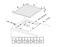CATA Indukční deska IB 6304 BK 60 cm 4 zóny (1)