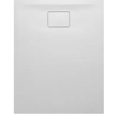 SAPHO ACORA vanička z litého mramoru, obdélník 100x80x2,9cm, bílá, dekor kámen