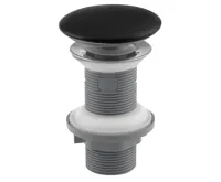 ISVEA Umyvadlová výpust 5/4“, click-clack, keramická zátka, 20-70mm, černá mat ISVEA Umyvadlová výpust 5/4“, click-clack, keramická zátka, 20-70mm, černá mat
