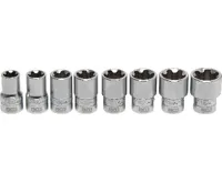 BGS Hlavice nástrčné 1/2" TORX Plus 18EP - 32EP, 8 dílů (1)