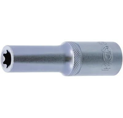 BGS Hlavice nástrčná 1/2" E-profil E 12 x 80 mm