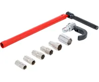 BGS Sada klíčů pro matice, kloubová T-rukojeť,  8dílná - BGS 74244