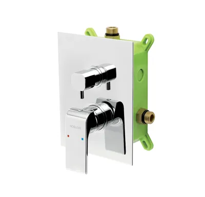 NOVASERVIS Podomítková baterie s boxem 2 vývody, SHARP - BOX37051R,0