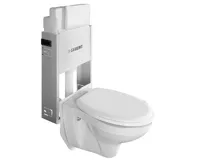 AQUALINE Závěsné WC Taurus s podomítkovou nádržkou a tlačítkem Geberit, bílá AQUALINE Závěsné WC Taurus s podomítkovou nádržkou a tlačítkem Geberit, bílá