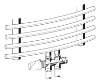 Honeywell Therafix Desing H-blok s termostat.ventilem přímý chrom (1)