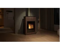 HS Flamingo Krbová kamna AQUAFLAM VARIO ® SAPORO 11/5kW hnědá - sametová, elektronická regulace (19)