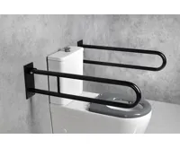 SAPHO HANDICAP madlo sklopné 813mm, černá mat (7)