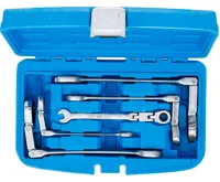 BGS Sada dvoukloubových ráčnových kombinovaných klíčů ,  nastavitelné ,  8 - 19 mm ,  5 ks. (4)