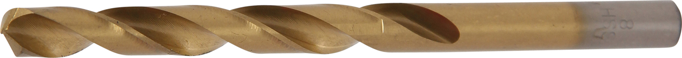 Bgs vrták spirálový,  hss-g, s titanovým povrchem , 8.0 mm