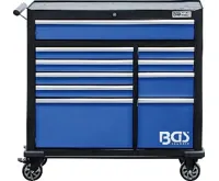 BGS Dílenský vozík XXL, 10 zásuvek, prázdný (2)