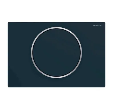 GEBERIT ovládací tlačítko Sigma10, pro splachování Start/Stop, ocel černá mat