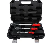 BGS Sada přepínacích ráčen ,  teleskopická, úhlová ,  6,3 mm (1/4") - 10 mm (3/8") - 12,5 mm (