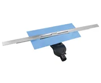 POLYSAN SLIM RIVER nerezový podlahový žlab s roštem, L.400-1000, DN50