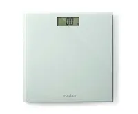 Digitální osobní váha s max. nosností 150kg, tvrzené sklo, bílá