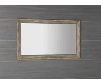 SAPHO DEGAS zrcadlo v dřevěném rámu 616x1016mm, černá/starobronz (3)